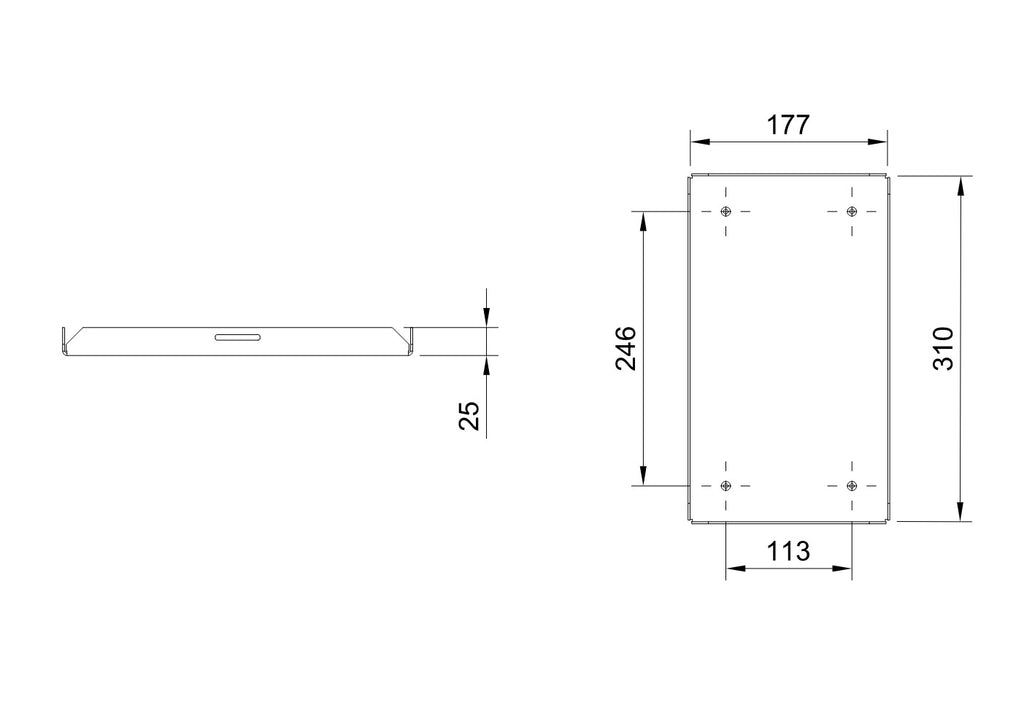 100ah Battery Holder - Stainless Steel - Visarca Premium