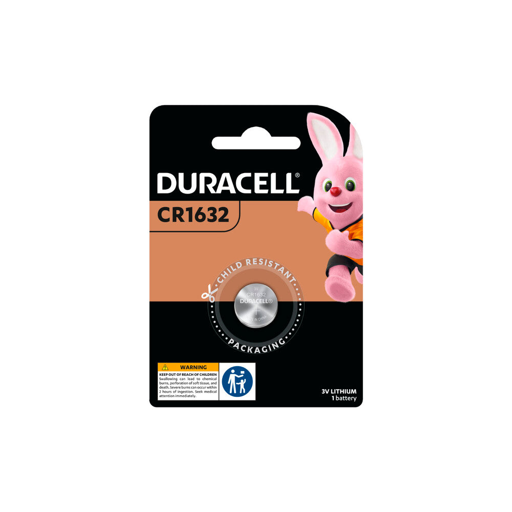 Duracell Specialty 1632 Lithium Coin Battery - Reliable Power, Child Safe Pack