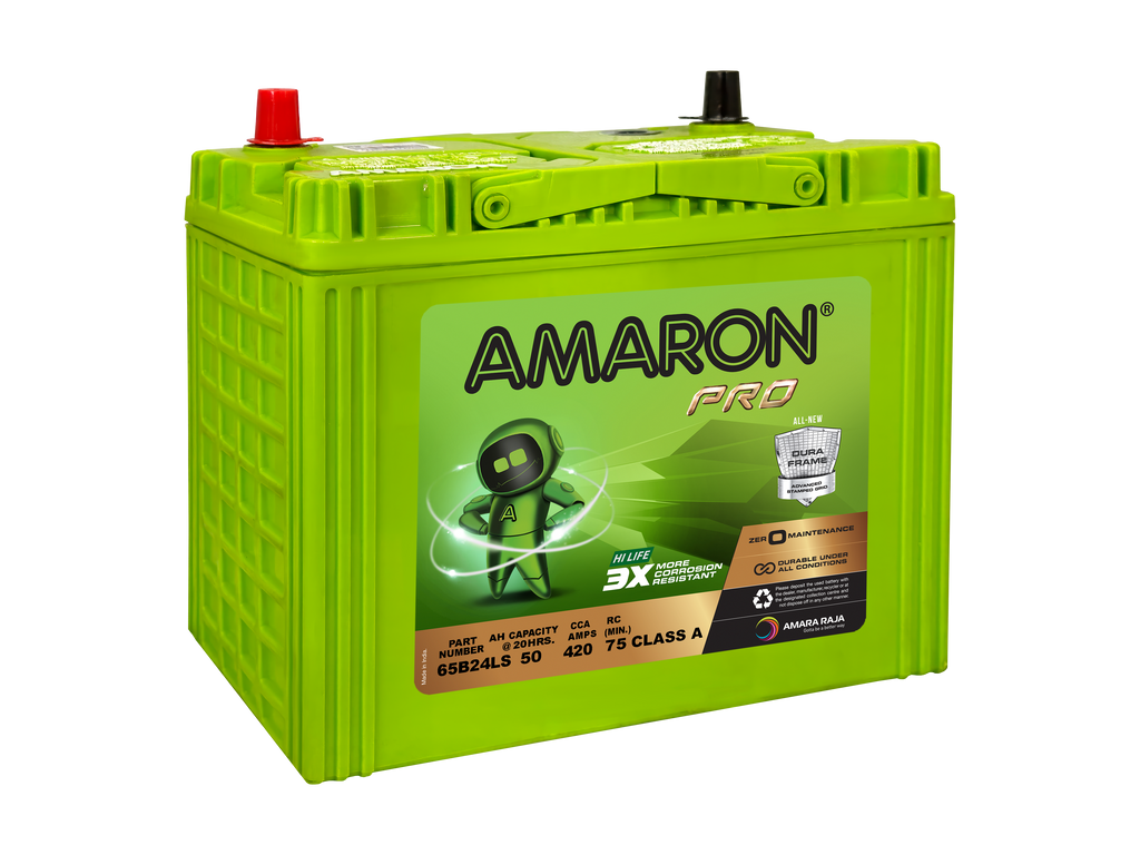 Amaron Pro Series MF Automotive Battery 65B24LS (NS60LS)