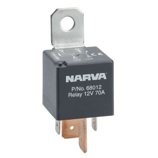 Narva Relay 12V 70A 4 Pin Normally Open 68012BL