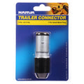 Narva 7 Pin Small Round Trailer Plug: Durable Metal Towing Connector