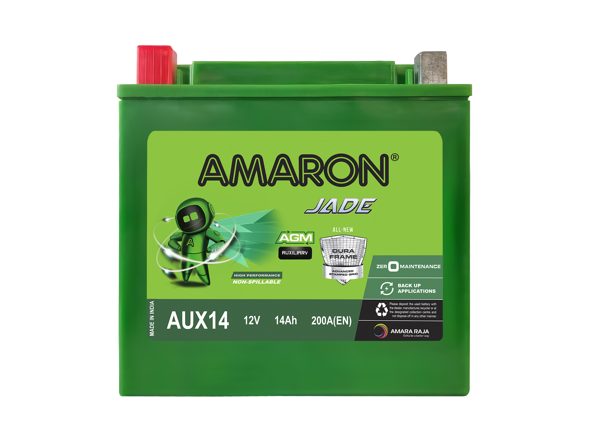 AMARON AUX14 Auxiliary AGM Battery