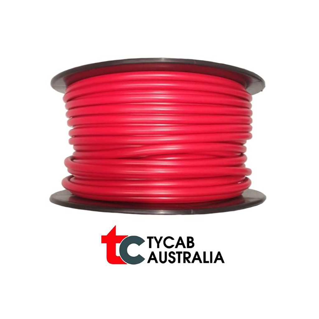 Tycab 32mm² 2 B&S red single-core copper cable
Heavy-duty Tycab automotive starter cable
