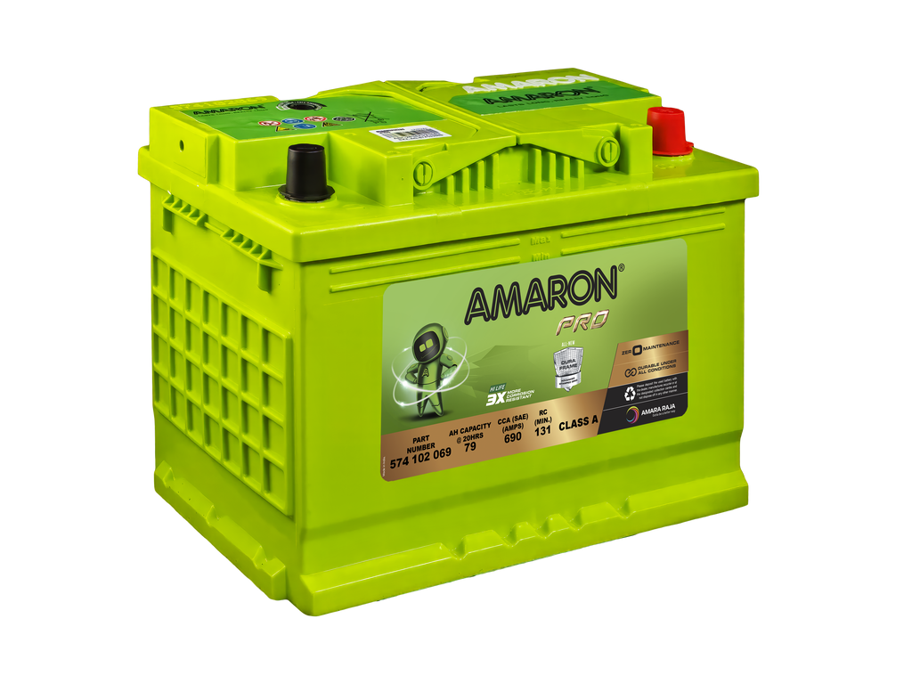 Amaron Pro Series DIN66LH (DIN74) Automotive Battery: High-Performance