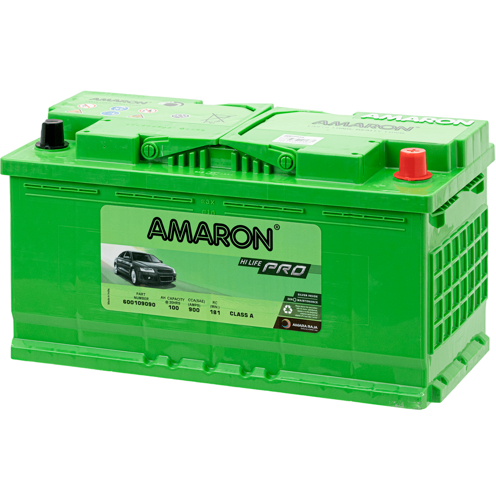 Amaron Pro Series DIN100 (Din85LH) 900CCA 12V Battery