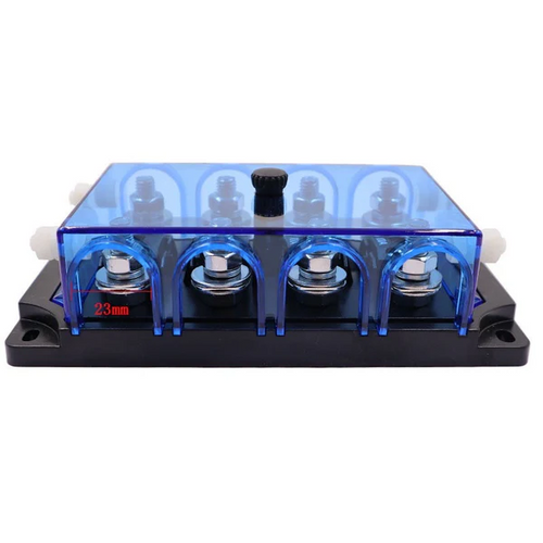4 Way Mega Fuse Holder front view