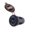 Voltmeter, Dual USB-C & USB QC3.0 Socket