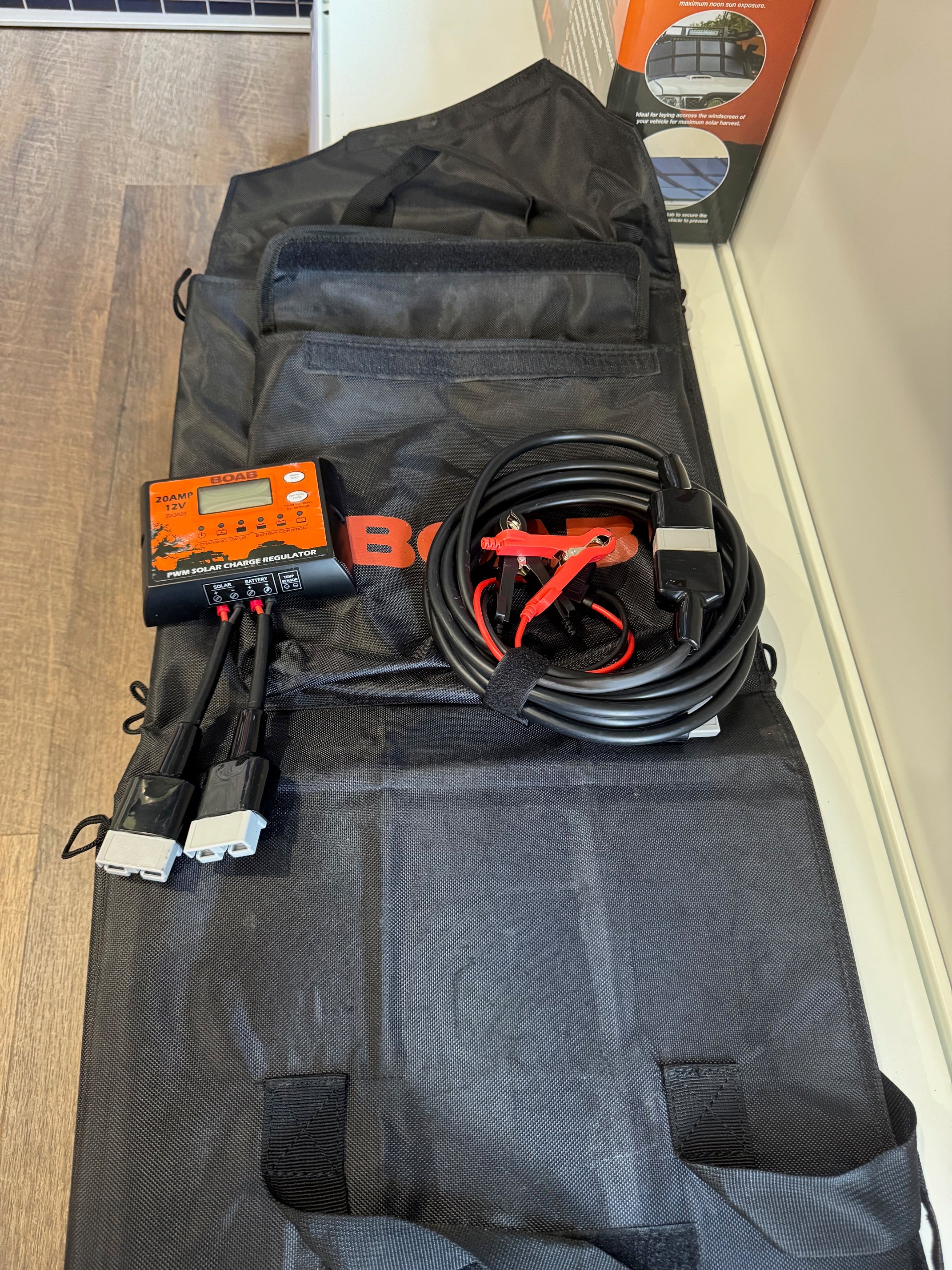 Boab 200W solar panel with 20A PWM & 5m Cable