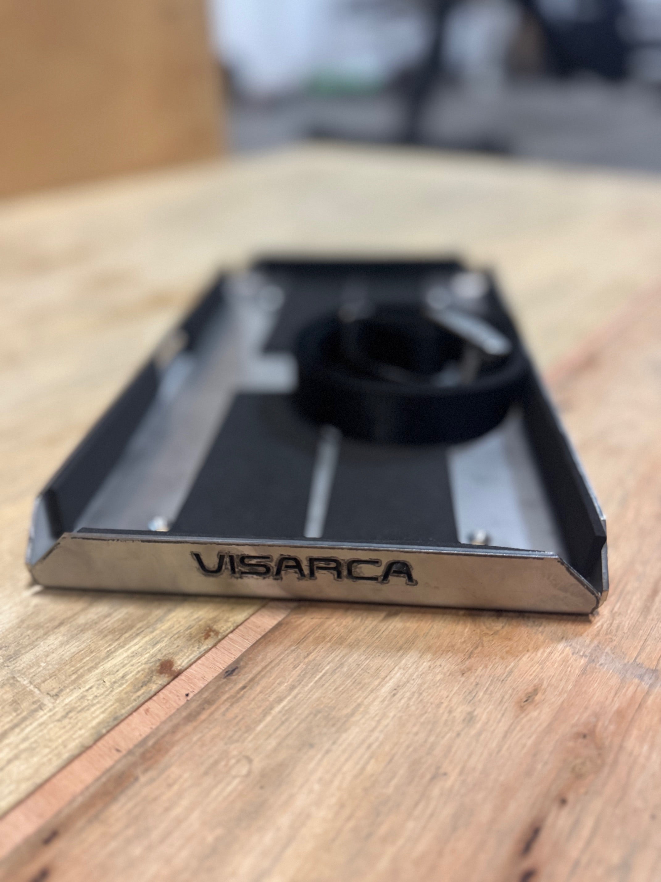 100ah Battery Holder - Stainless Steel - Visarca Premium