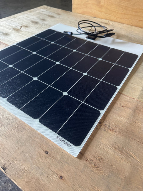 50W Flexible Solar Panel - Premium Quality - Sunpower Cells - Long Life
