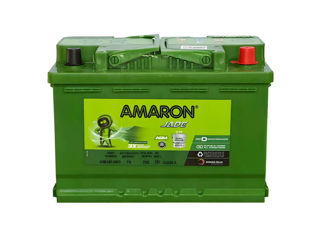 Amaron AGM Stop Start Automotive Battery Din74 LN3 700CCA