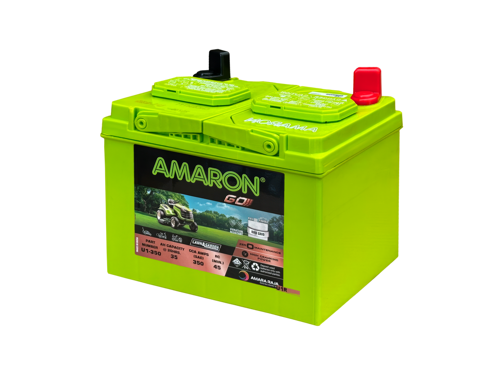 Ride on Lawn Mower Battery 350CCA Amaron 24mnth Warranty | Premium Quality |