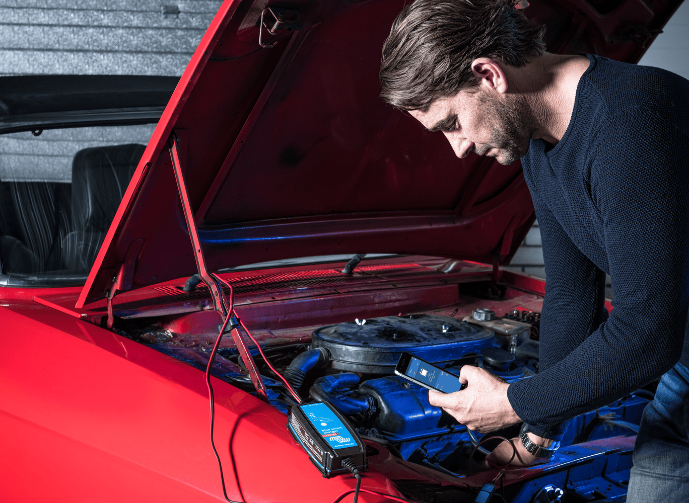 Victron Blue Smart IP65 12V 10A Battery Charger: All-Weather Multi-Stage Power