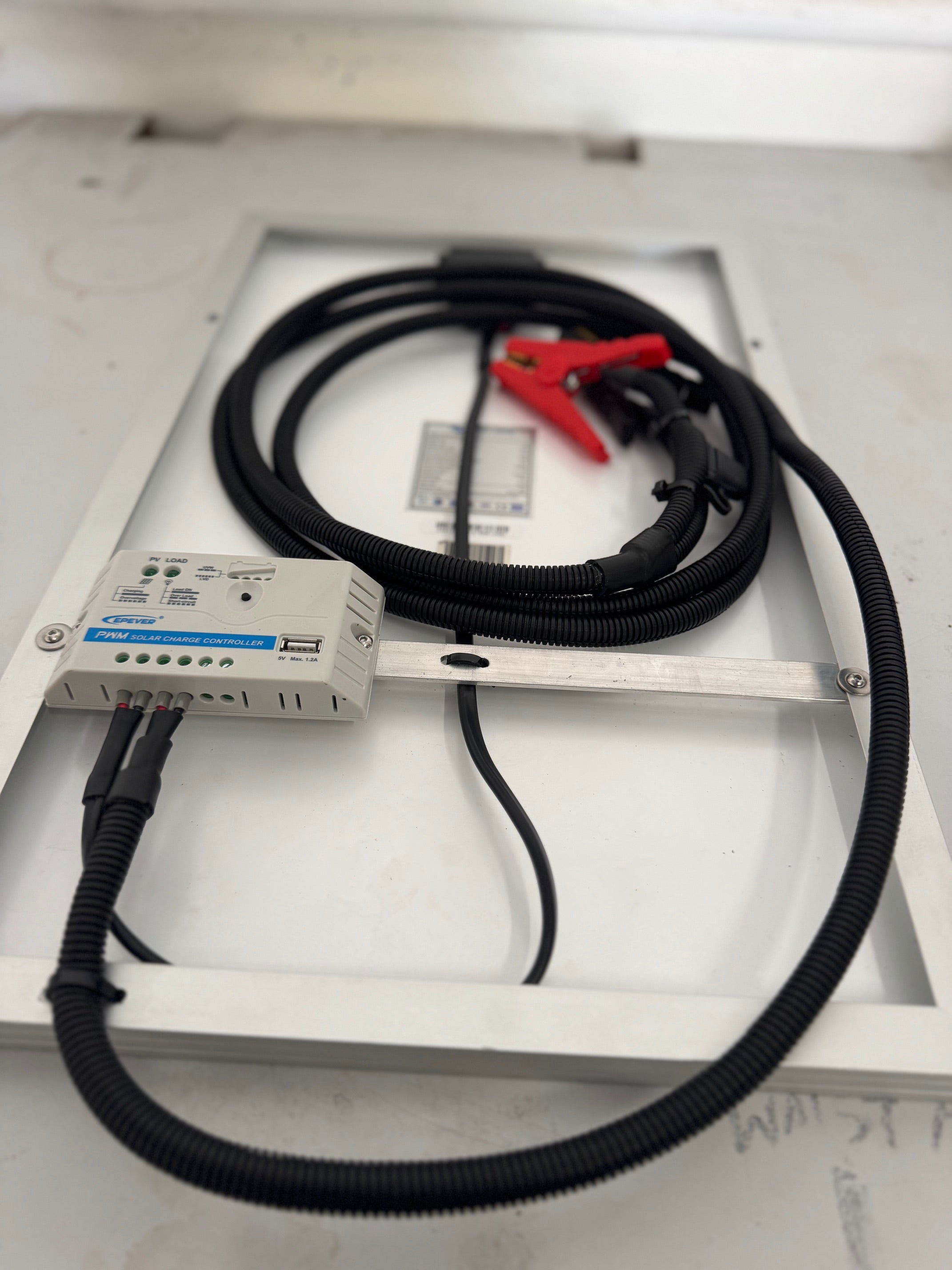 30W Solar Panel Battery Trickle Charger - Pre-wired with PWM & 3m Cable