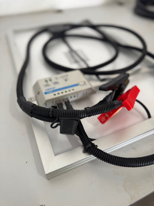 30W Solar Panel Battery Trickle Charger - Pre-wired with PWM & 3m Cable