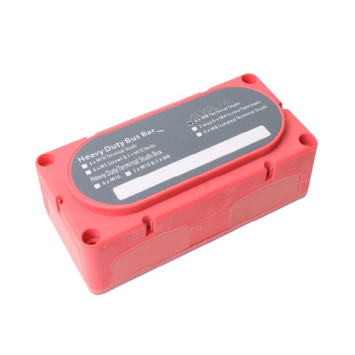 Alvolta M8 4 Point 300A Red Busbar for Reliable Power Distribution