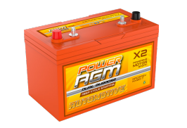 POWER AGM Dual Purpose Automotive Deep Cycle Starting Battery - Sealed AGM