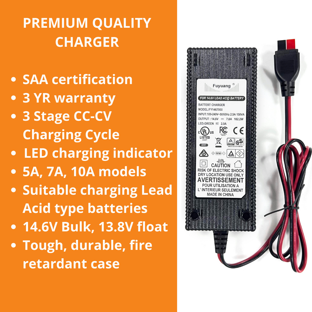 12V Car Battery Charger 3 Stage Lead Acid  5A / 10A / 15A