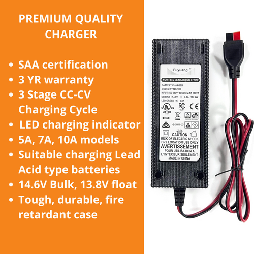 12V Car Battery Charger 3 Stage Lead Acid  5A / 10A / 15A