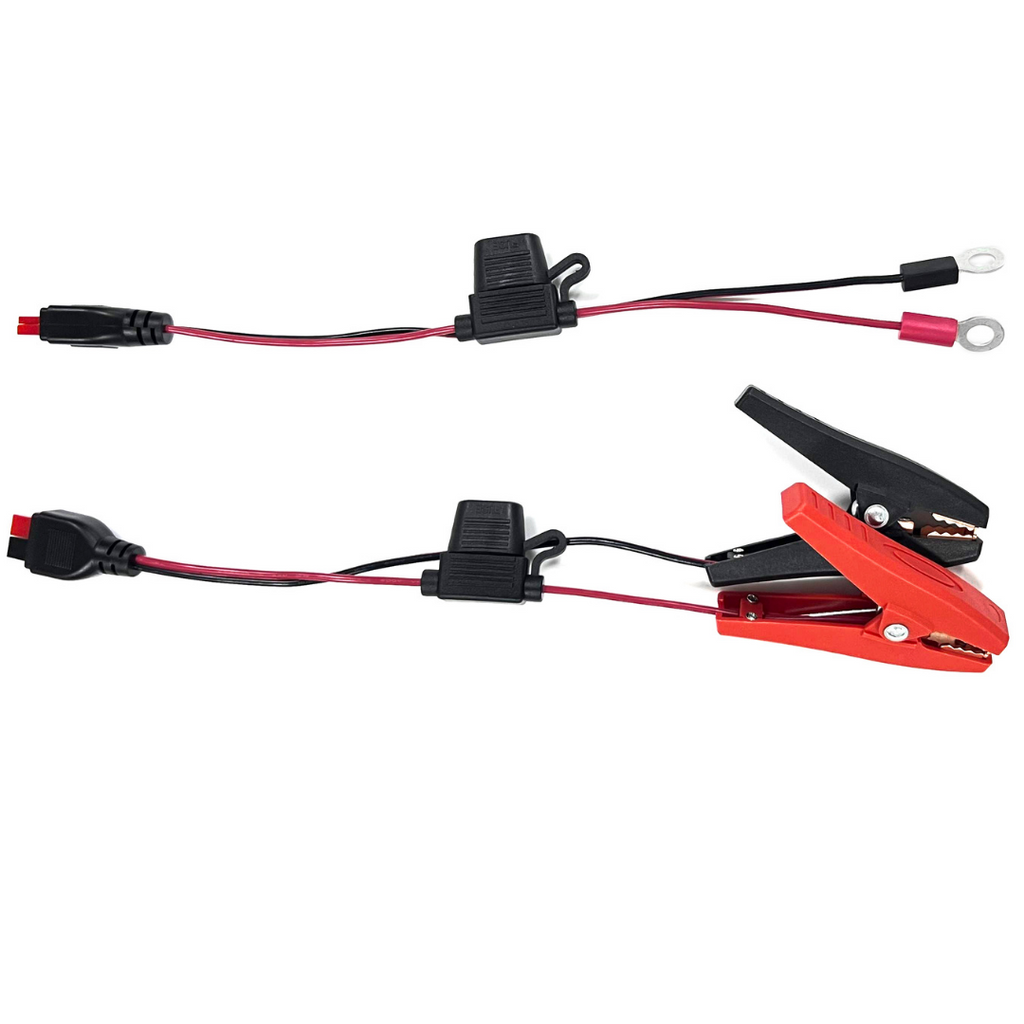 Alligator Clip or Ring Terminal Charging connectors
