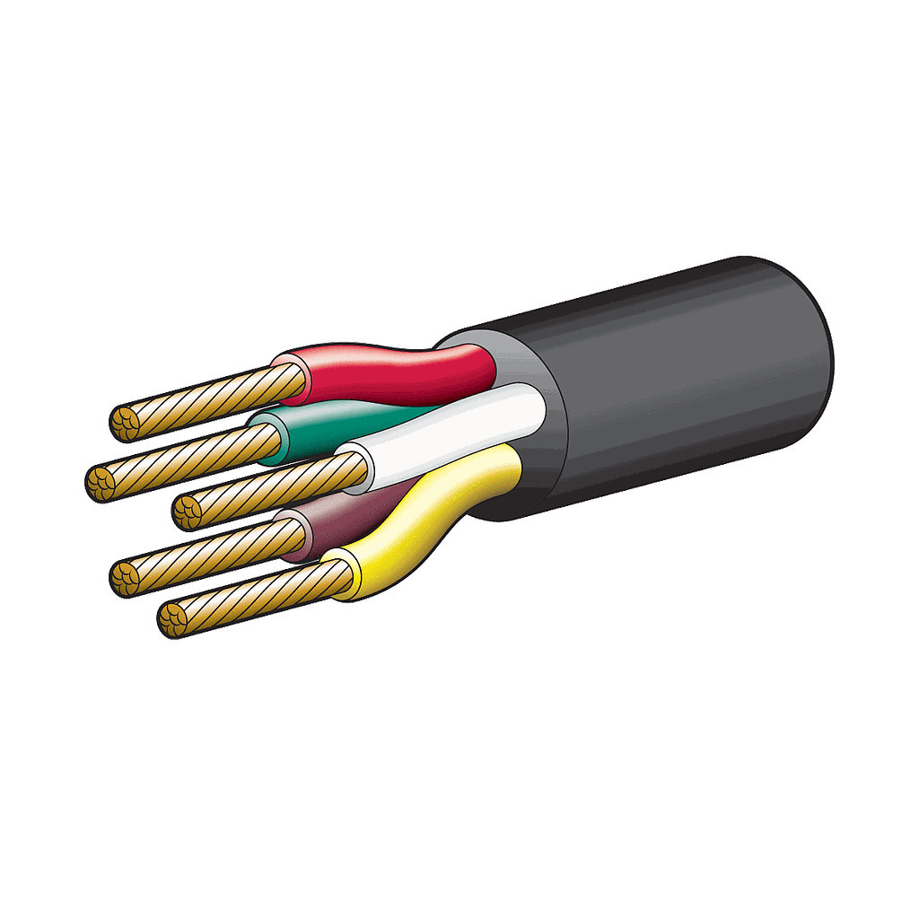 Tycab 0.64mm² 5 Core Copper Cable Australian Made for trailer & automotive