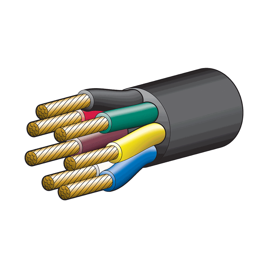 Tycab 1.84mm² 7 Core Copper Cable Australian Made for automotive and industrial electrical installations